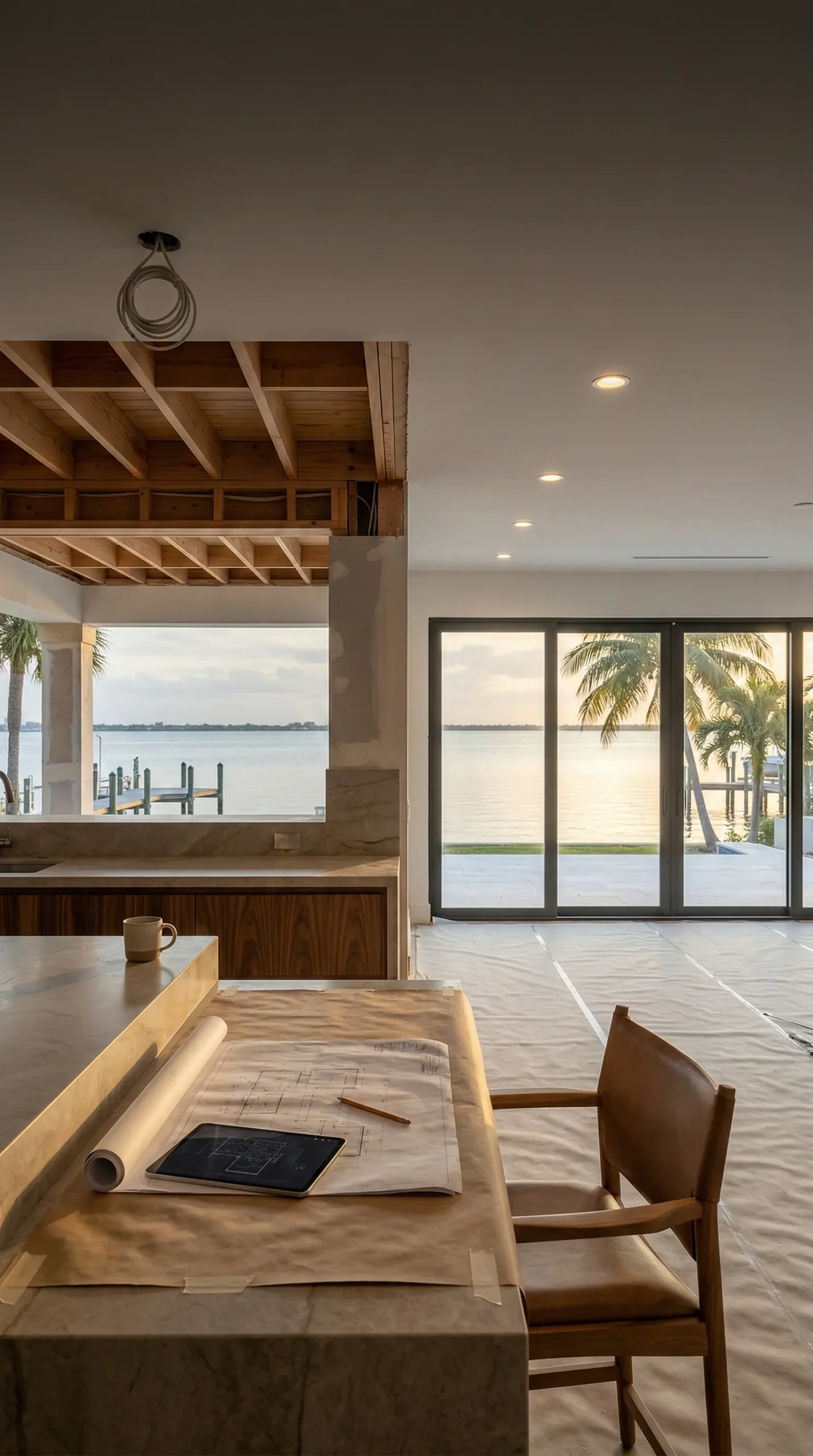 Rebuilding or renovating a waterfront property