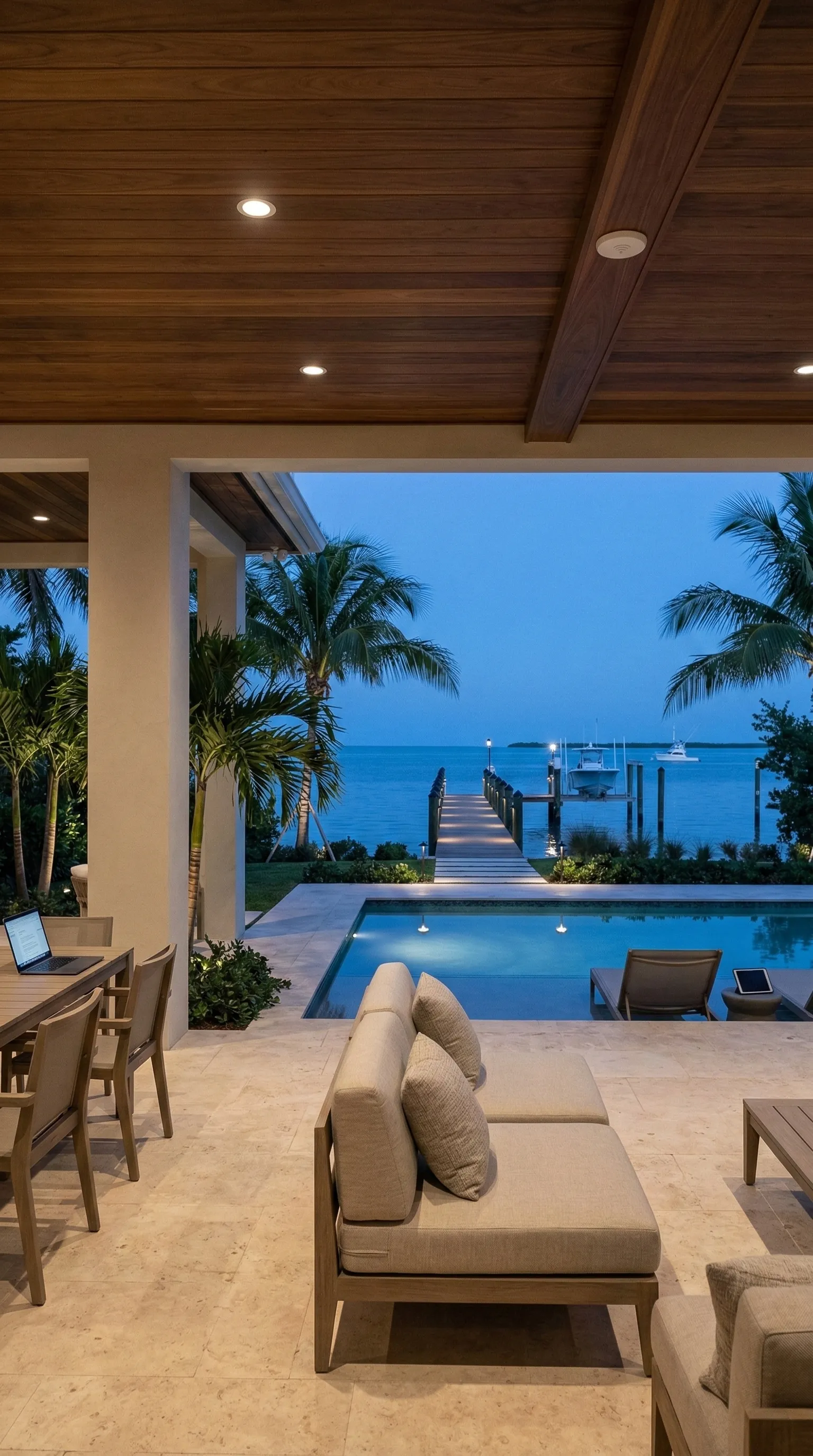 Outdoor zones designed intentionally, not “hoping it reaches”