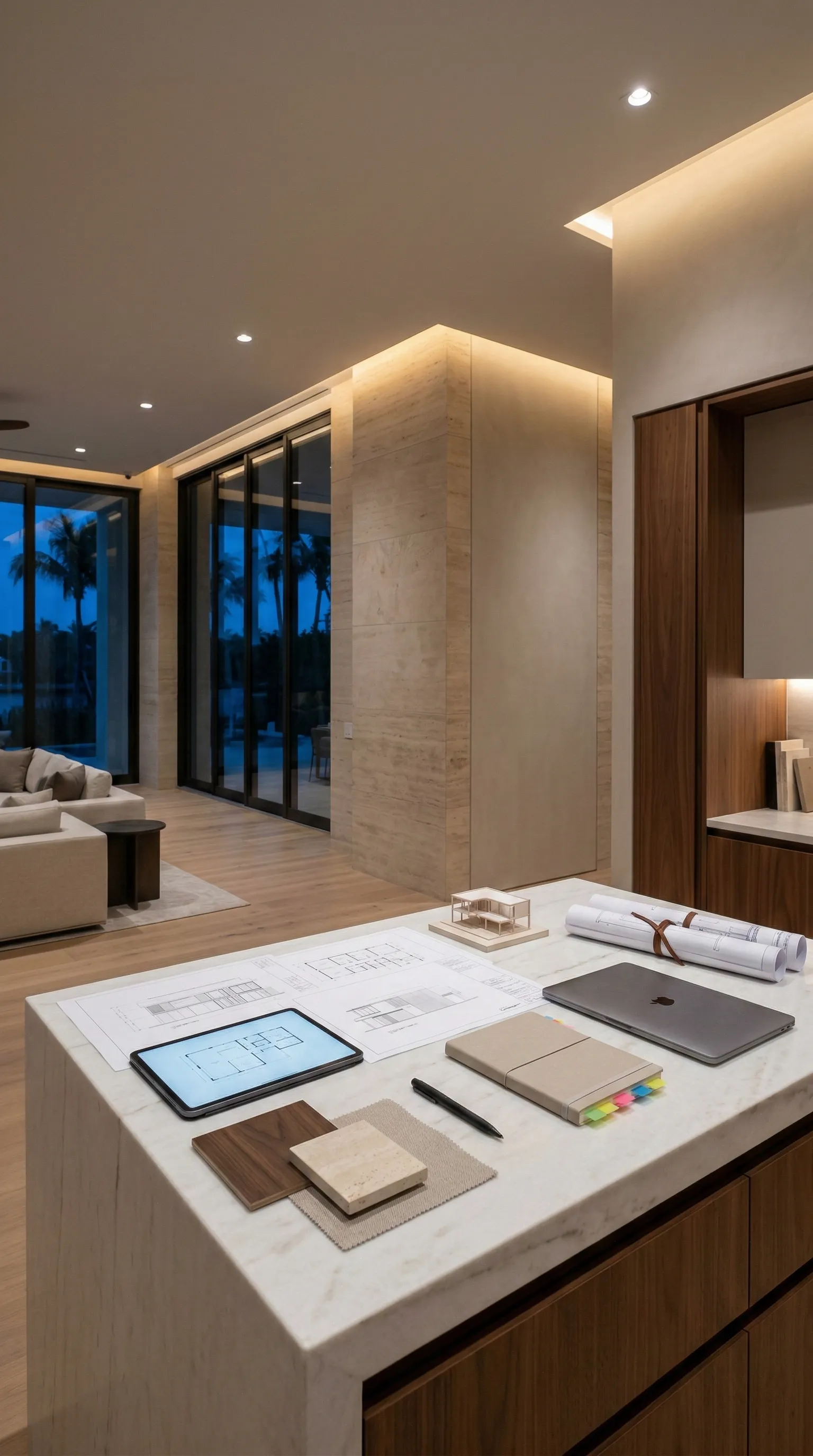 Design coordination with architects, builders and property managers built-in